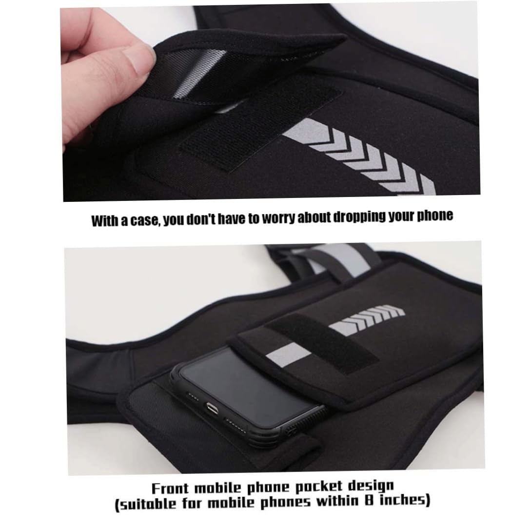 CNAFGBGG running vest adjustable waistband fits a range of bodies.