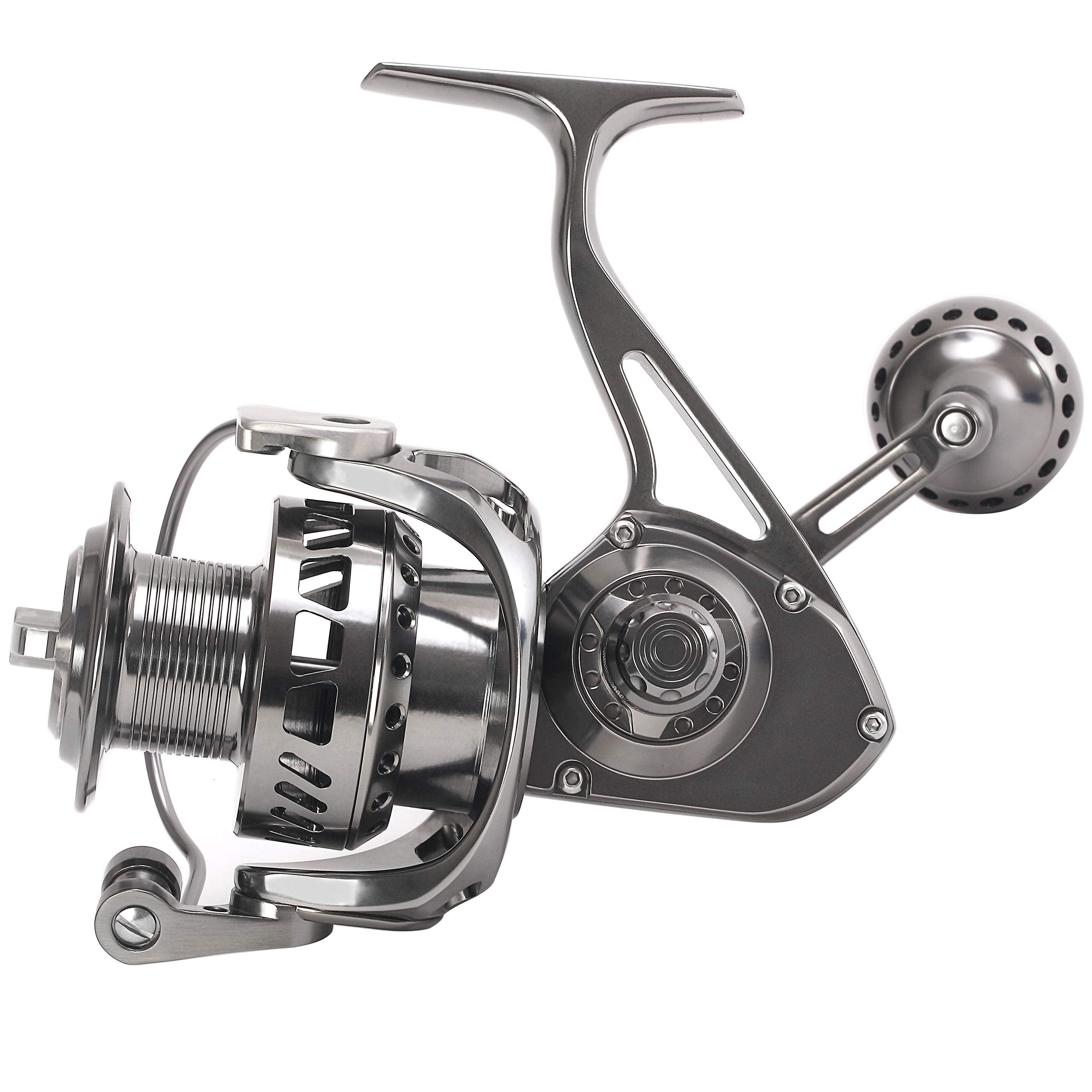 Line capacity for size 6000: 0.4mm/300m and 22lbs/274yards