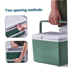 Cndiyald 5L hard cooler lunch box interior space for multiple meals and drinks.