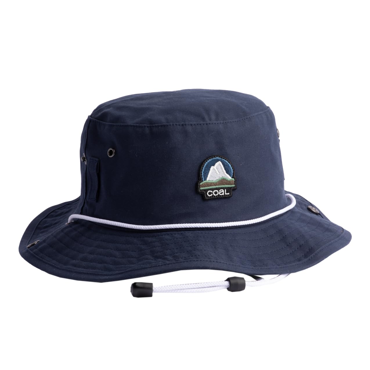Coal Seymour full brim hat in navy offers sun protection for outdoor adventures.