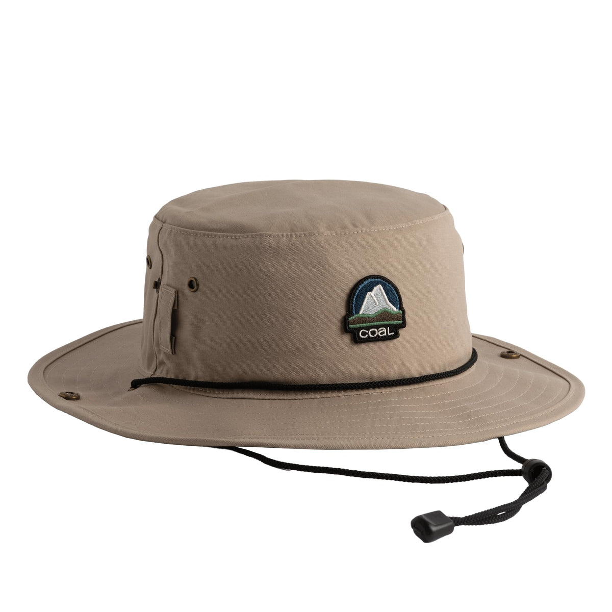 Coal Seymour full brim hat offers sun protection for outdoor adventures.