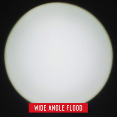 Coast FL19 dual-color white and red beam supports general use and night vision.