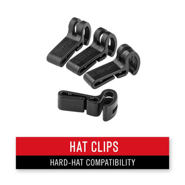 Coast FL19 hard hat clips included for convenient mounting.
