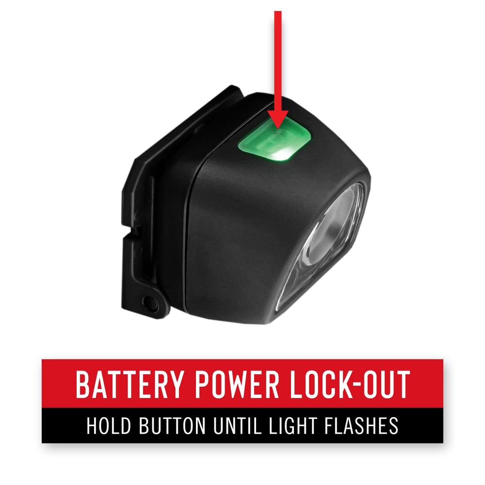 Coast FL1R red light mode preserves night vision outdoors.