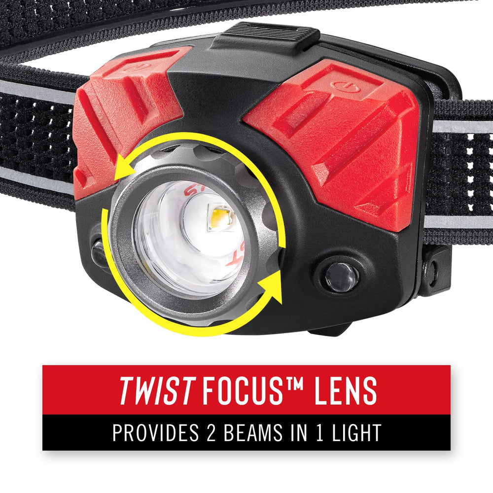 Coast FL75R dual-power rechargeable design supports Li-Ion packs or alkaline batteries.