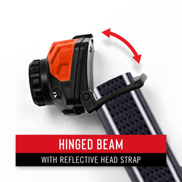 Coast FL75R red LED mode preserves night vision for nighttime tasks.