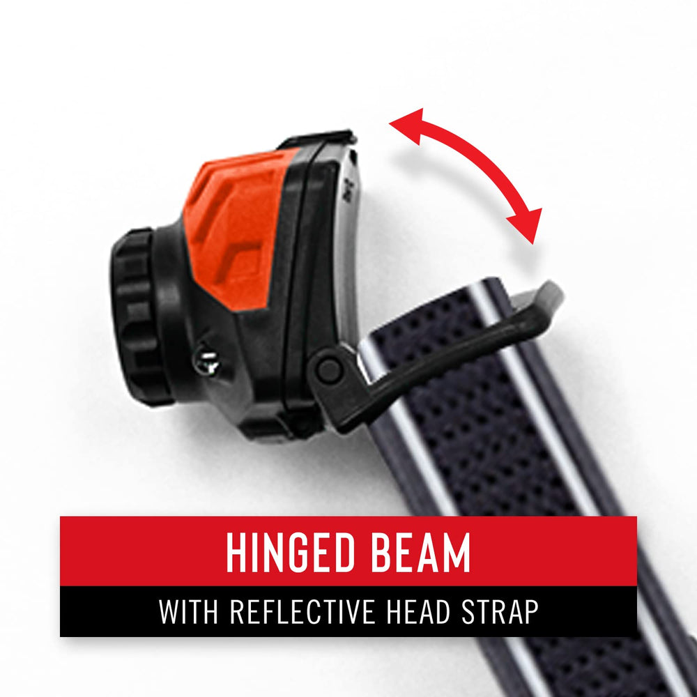 Coast FL75R red LED mode preserves night vision for nighttime tasks.