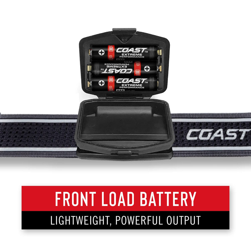 Coast FL75R USB charging cord for quick top-ups on the go.