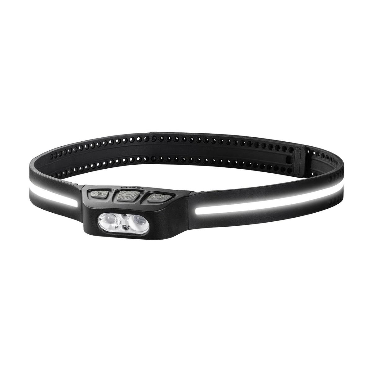 Coast LHS500R front view headlamp for hands-free work in tight spaces.