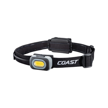Coast RL10 headlamp front beam with variable control for precise brightness