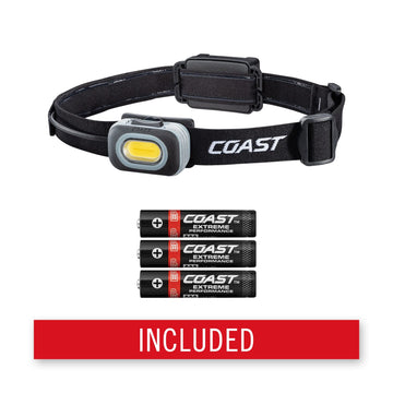 Coast RL10 non-slip head strap securing during activity