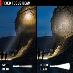 Coast RL20RB Ultra View flood and Bulls-Eye spot provide bright, targeted light