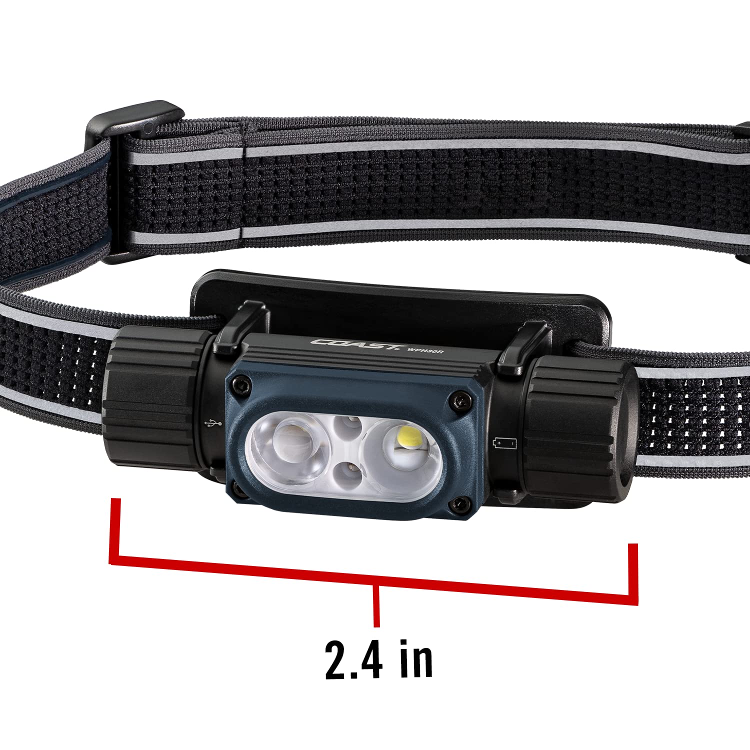 Coast WPH30R IP68 waterproof design withstands immersion and rain.