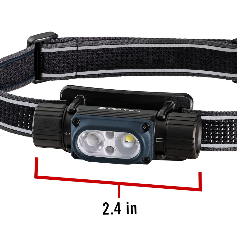 Coast WPH30R IP68 waterproof design withstands immersion and rain.
