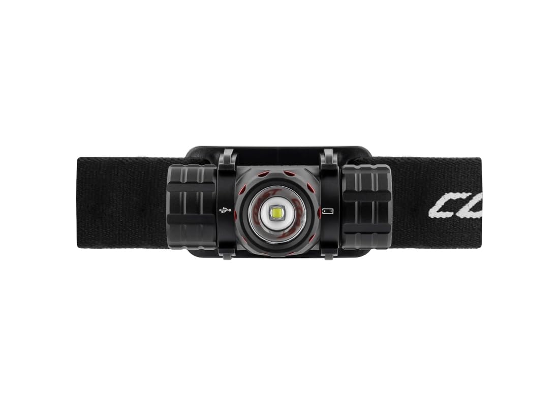 Coast XPH25R battery compartment with CR123 power for easy replacement