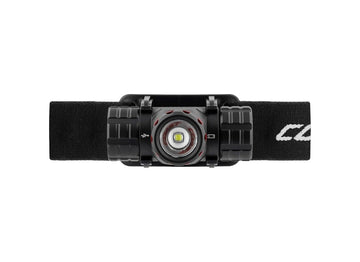 Coast XPH25R battery compartment with CR123 power for easy replacement