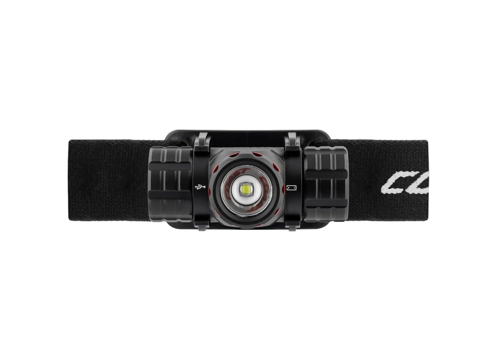 Coast XPH25R battery compartment with CR123 power for easy replacement