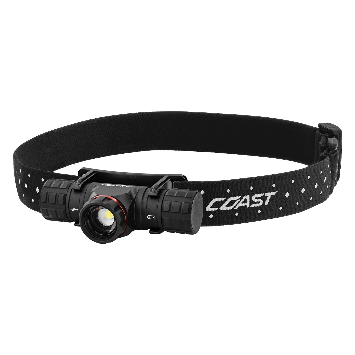 Coast XPH30R headlamp turbo beam in action for high-visibility work.