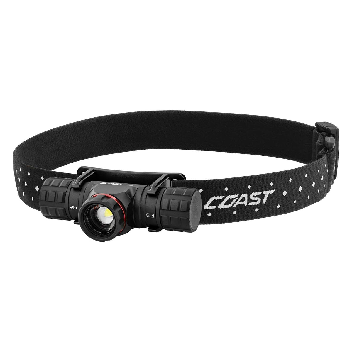Coast XPH30R headlamp turbo beam in action for high-visibility work.
