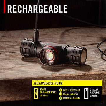Coast XPH34R long runtime up to 120 hours with compatible batteries