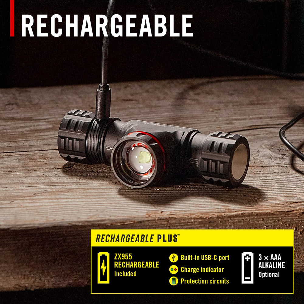 Coast XPH34R long runtime up to 120 hours with compatible batteries
