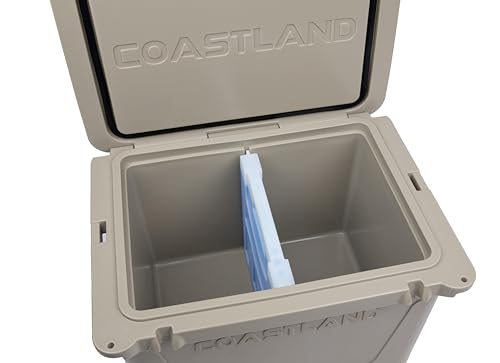 Delta Series 65 Qt cooler setup with Coastland divider for better organization