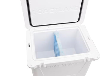 Freezing overnight, the Coastland divider doubles as a chilled ice pack.