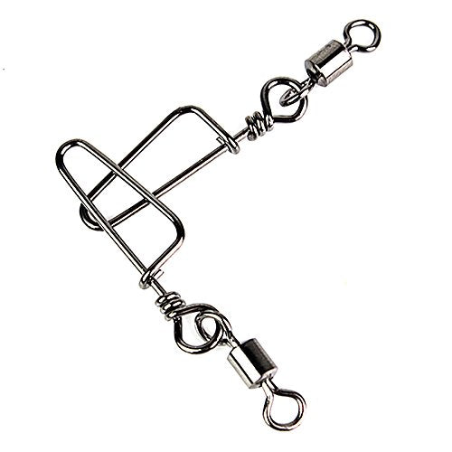 Package view of 100pcs Coastlock swivels rated 145 LB