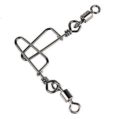 Package view of 100pcs Coastlock swivels rated 145 LB