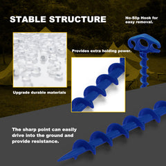 COBARYEN nylon-fiberglass anchor blue emphasized durability and rust-free reuse