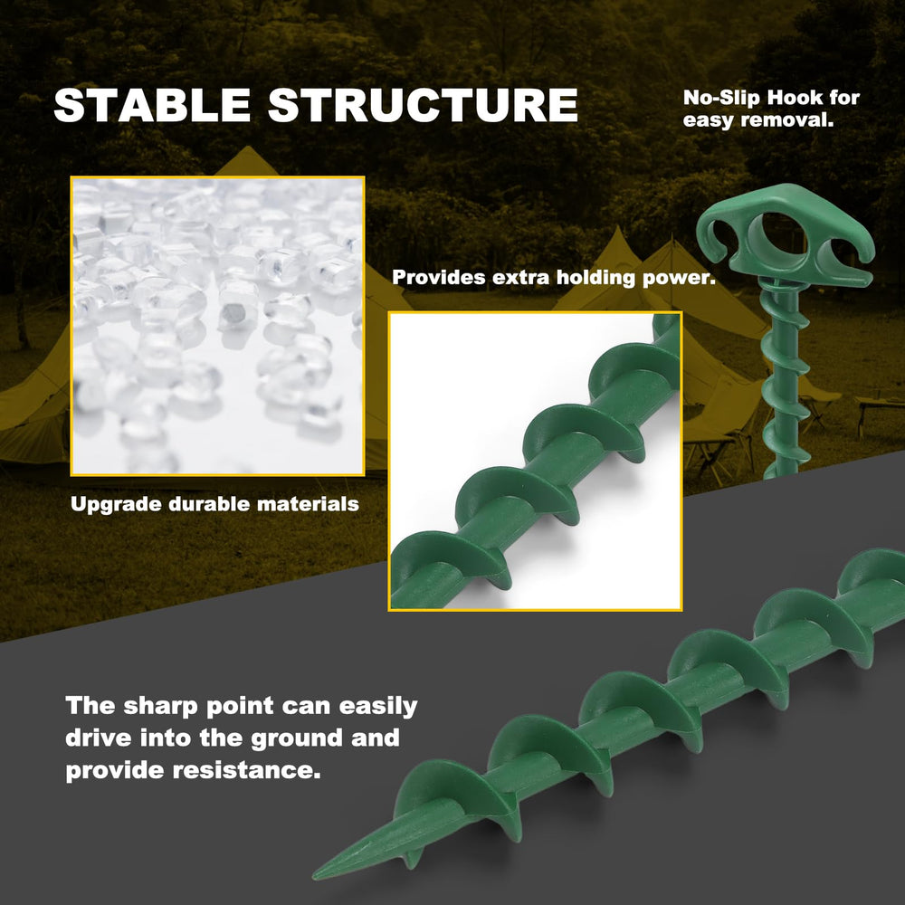 COBARYEN tent stakes at the beach provide reliable hold in sand