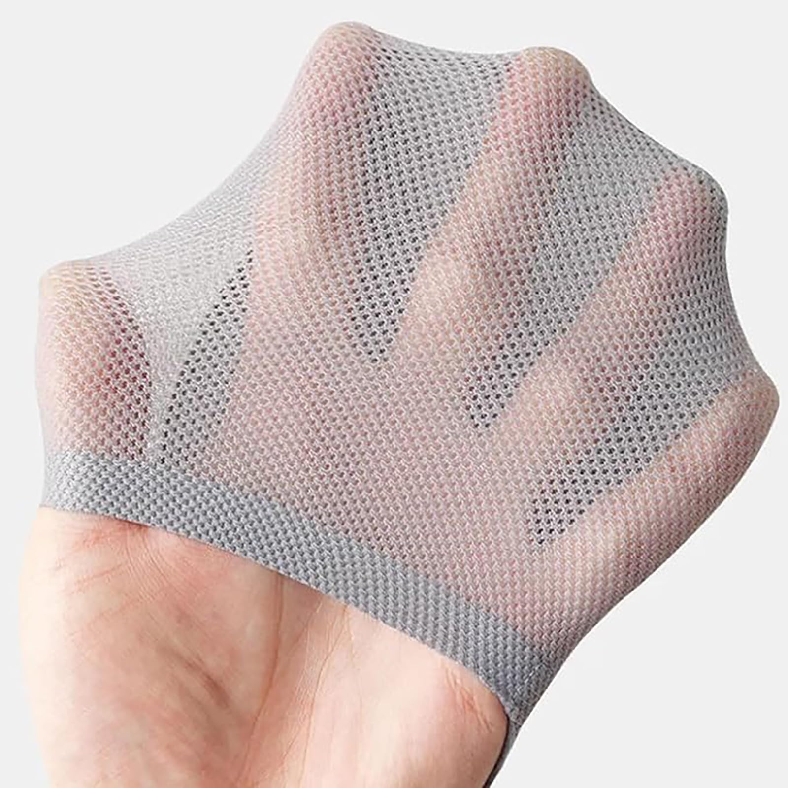 Cocadong Ultra Thin Liner Socks non-slip detail: reinforced heel and toe.