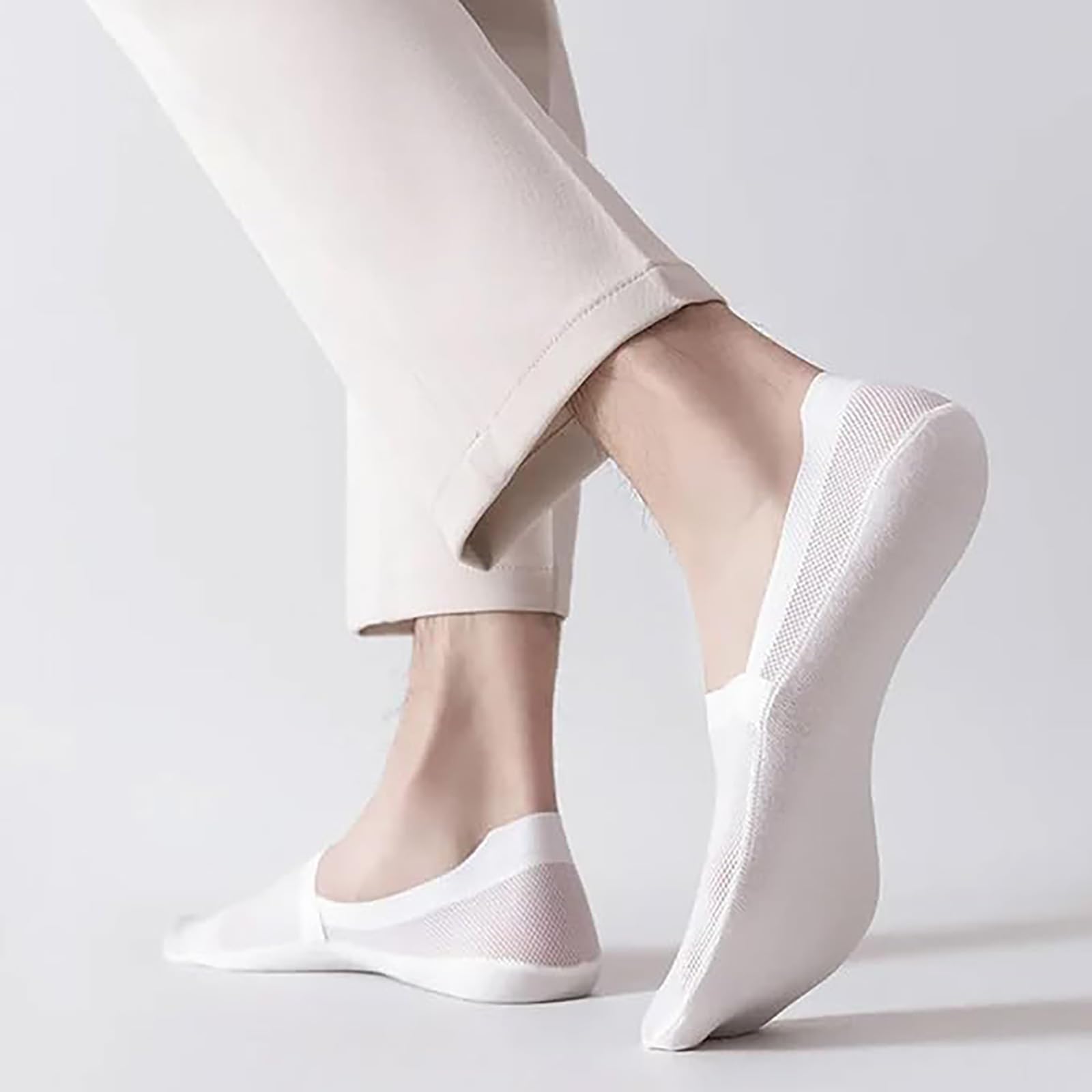 Cocadong Ultra Thin Liner Socks seamless toe and heel: barefoot-like comfort.