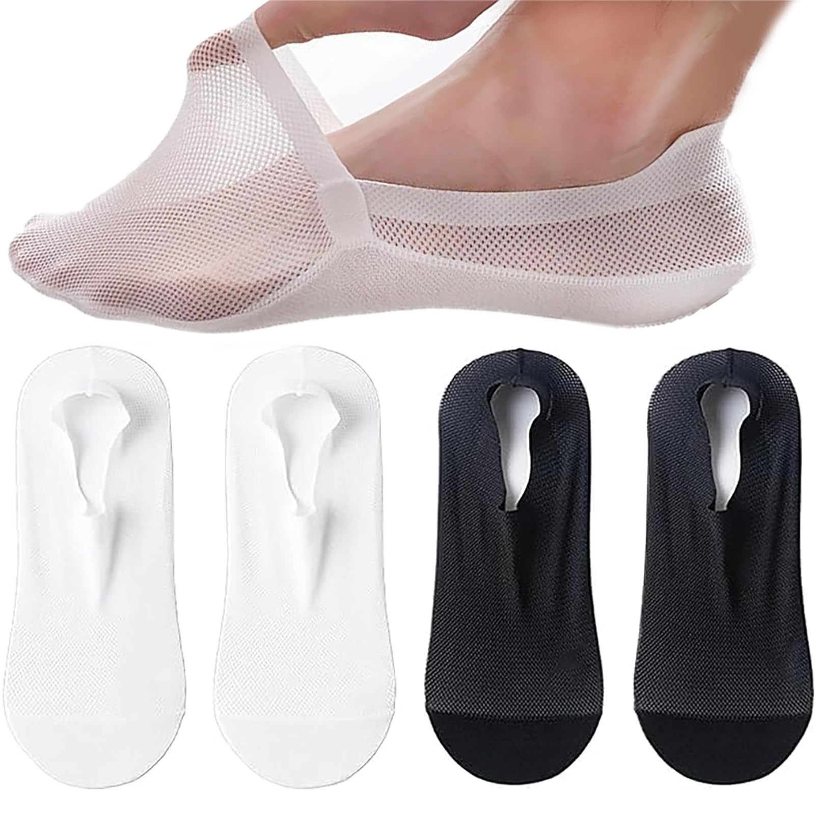 Cocadong Ultra Thin Liner Socks with breathable top mesh for cool feet.