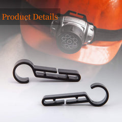 Durable plastic COCOMK headlamp clip detail shows sturdy design.