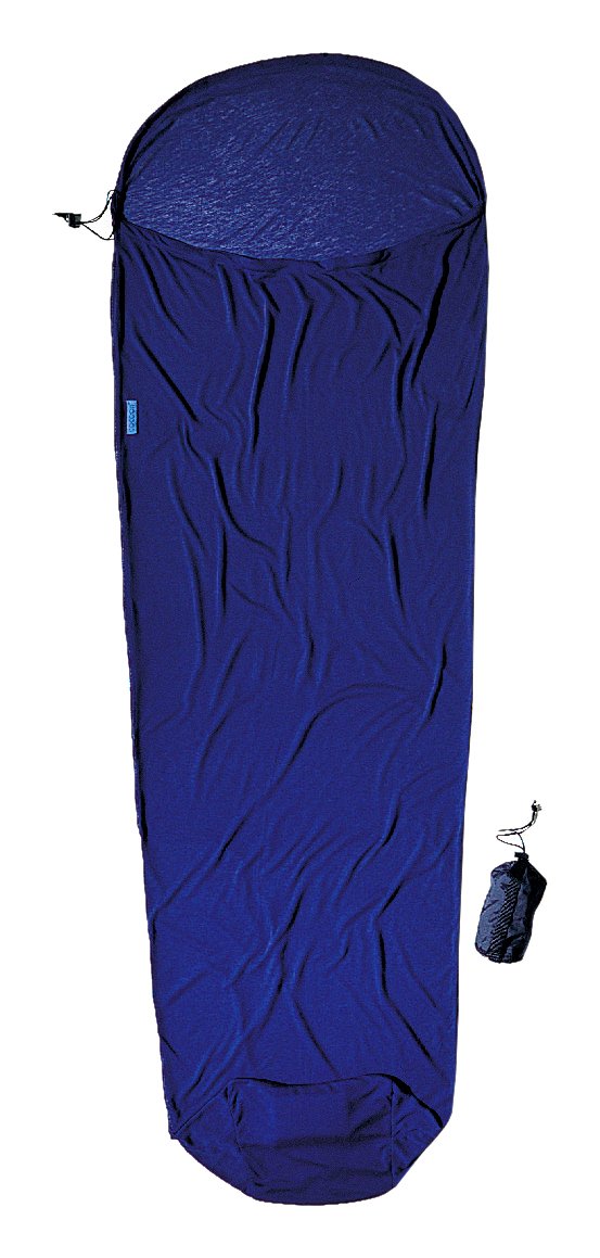 COCOON Cocoon CoolMax MummyLiner fabric close-up showing moisture-wicking and quick-drying performance