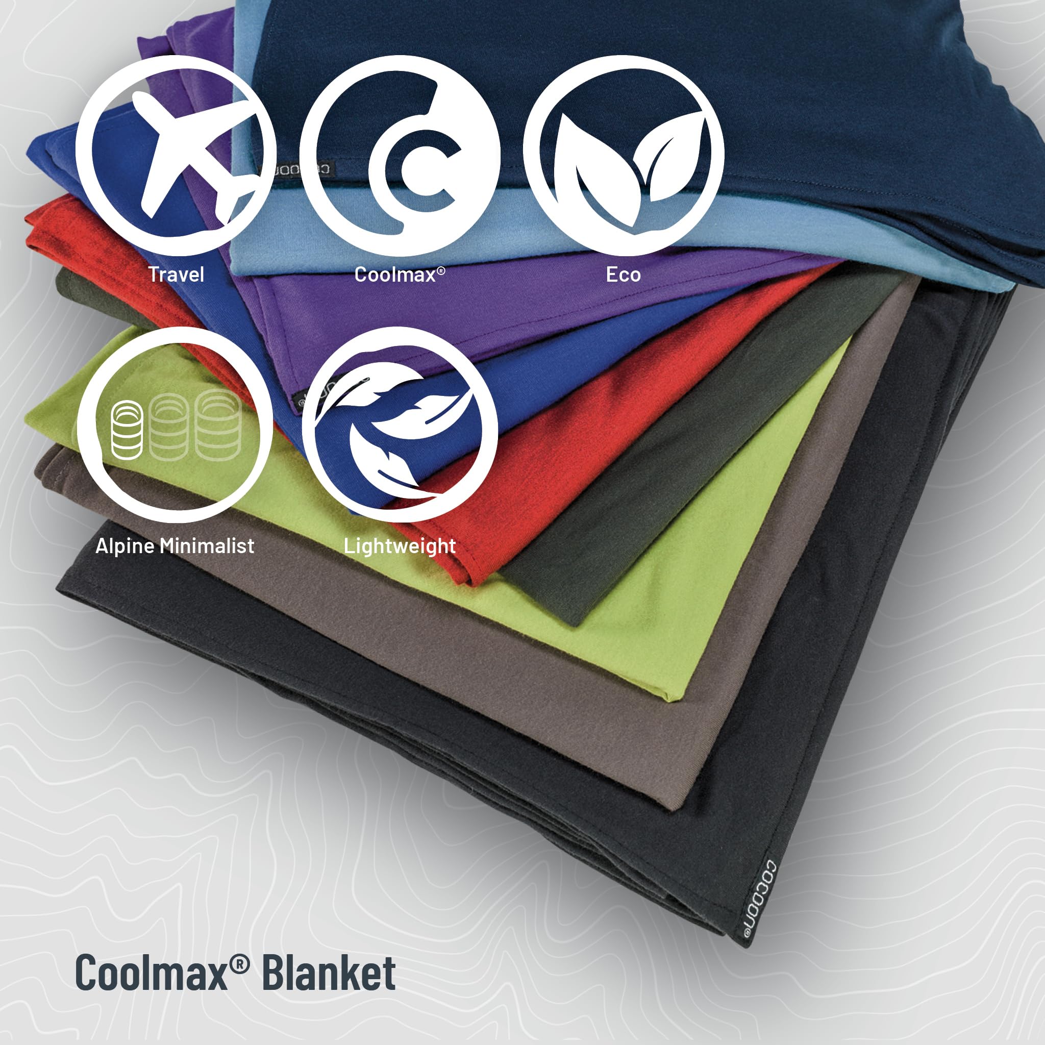 COCOON Coolmax travel blanket in pack sack ready for on-the-go warmth