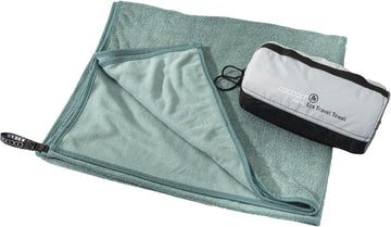 COCOON Eco Trek Towel Nile Green XL ideal for travel and outdoors