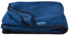 Cocoon Fleece Blanket Midnight fold showcases cozy warmth for chilly nights