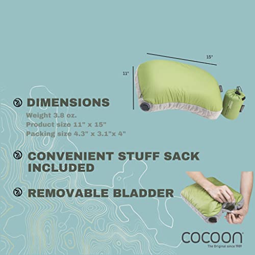 COCOON compact stuff sack enables effortless transport on outdoor trips.
