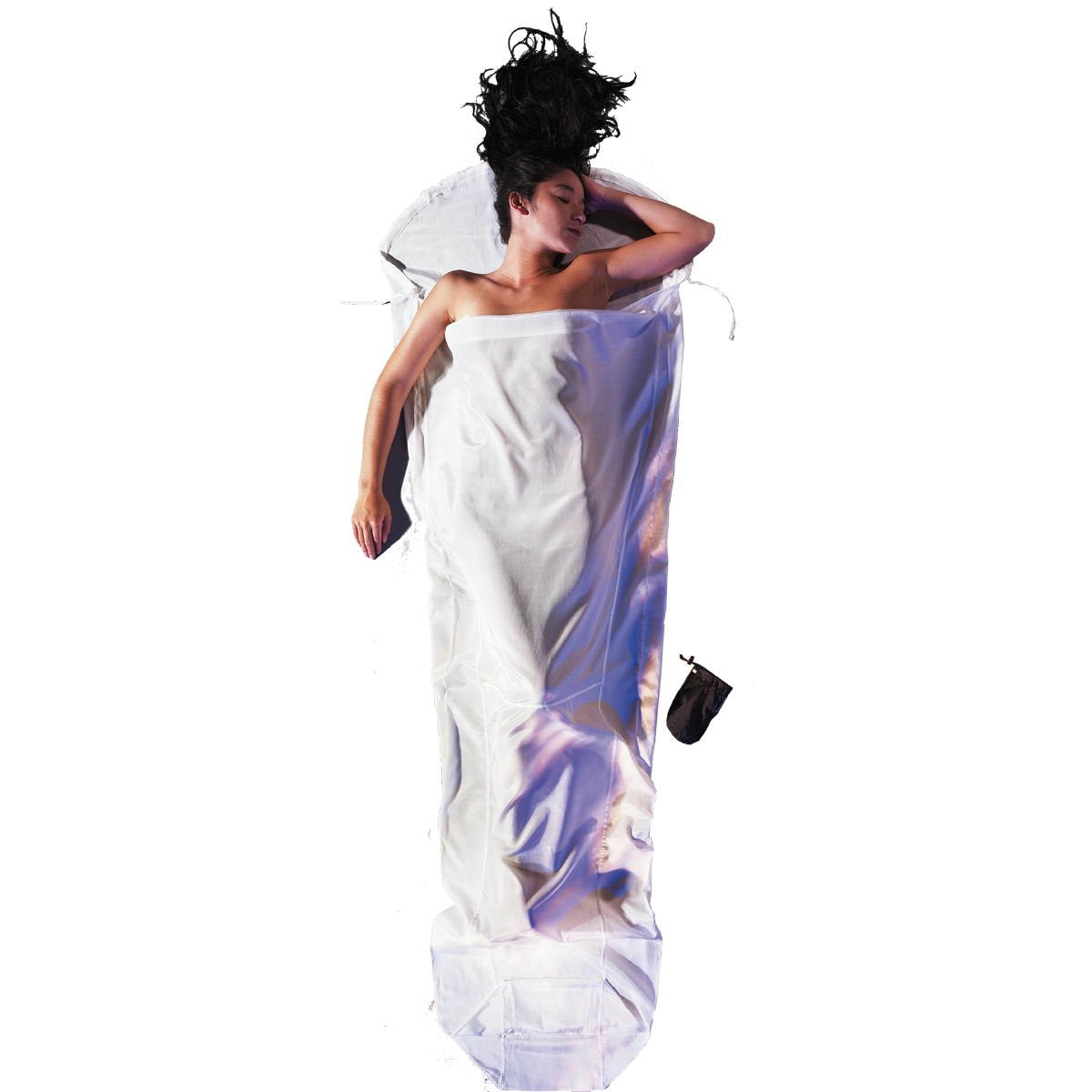 COCOON Premium MummyLiner entry opening for easy on/off and comfort