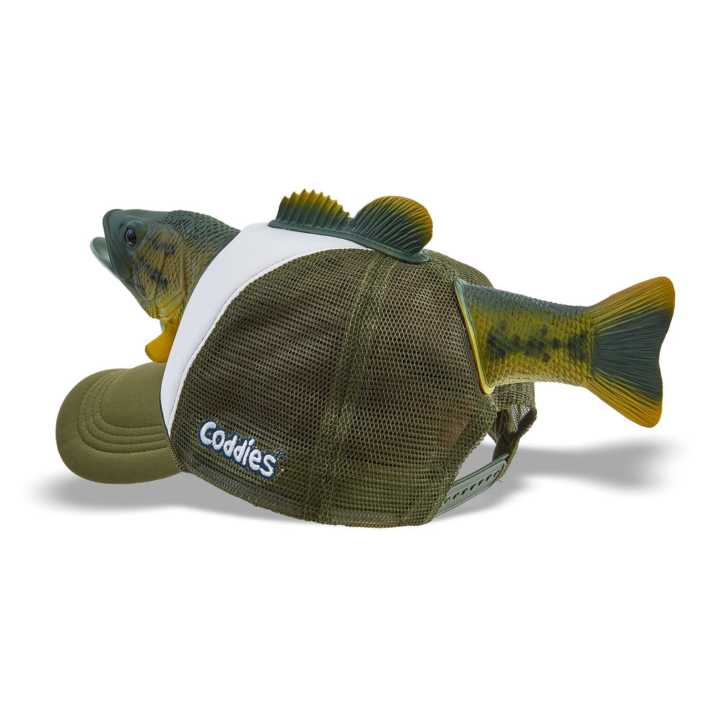 Back view of Coddies Bass Fish Hat