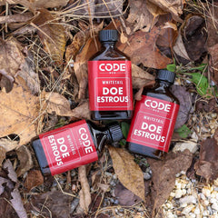 Code Blue Whitetail Doe Estrous triple-pack packaging