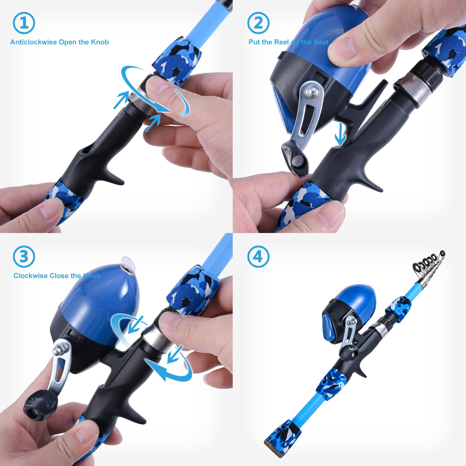 Fishing net included in CODEK all-in-one kit