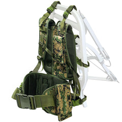 Codree Tree Stand Harness camouflage backpack for easy gear transport during hunts.