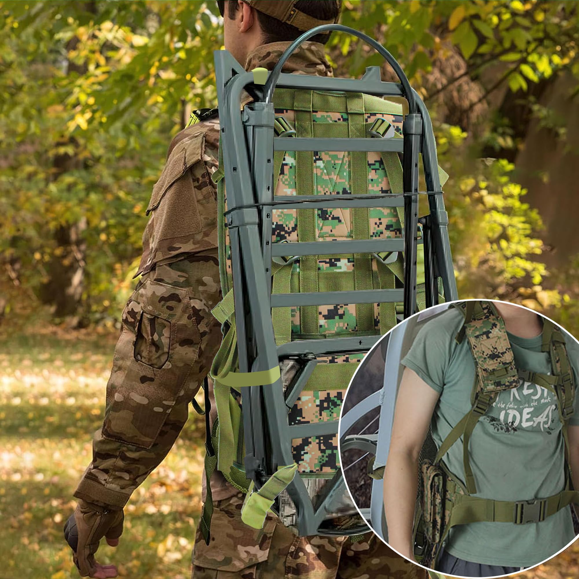 Codree Tree Stand Harness secure attachment straps keep gear fastened.