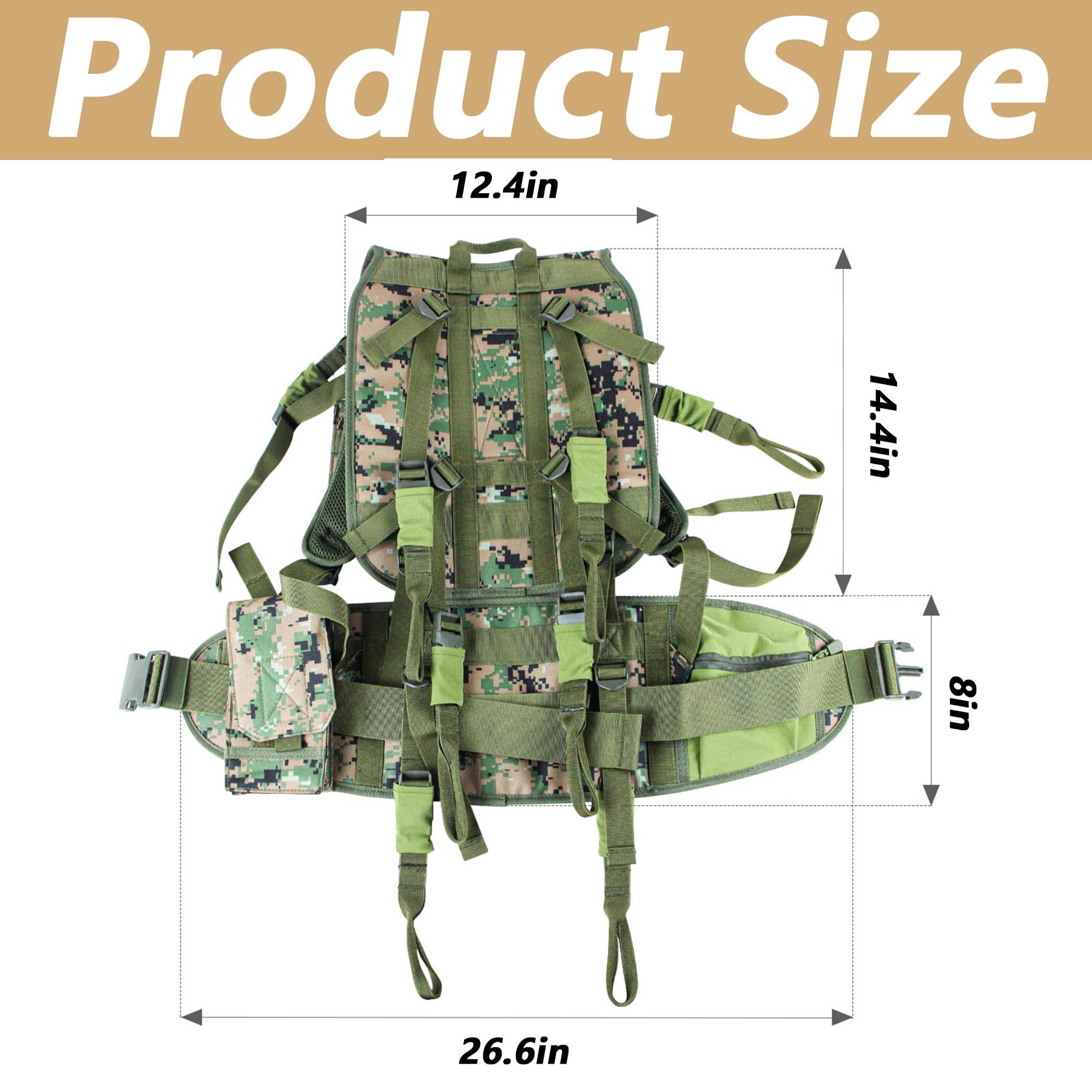 Codree Tree Stand Harness silent buckle reduces noise when securing gear.