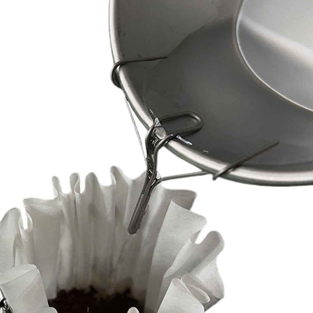 Coffee Drip Spout backpacking-travel-ready fits in small pack for quick coffee.