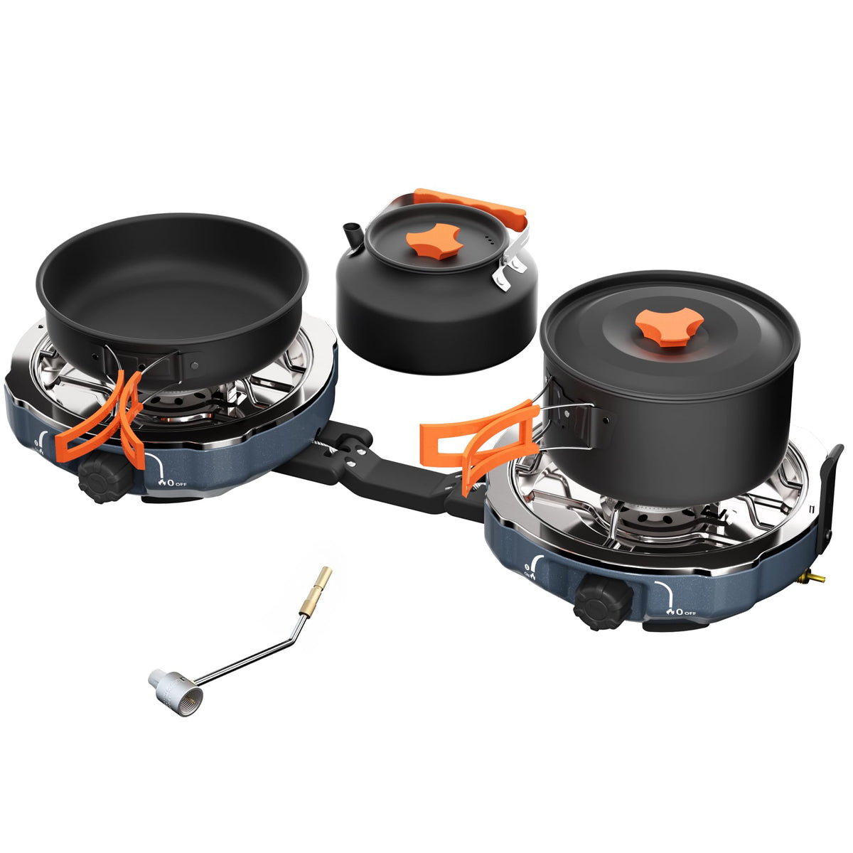 Cofiyard foldable stove shows compact design for easy packing on the go.