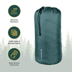 Coghlan's Stuff Bag rugged ripstop fabric on a backpacking trail